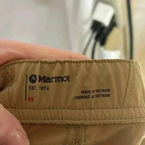 Mens size 40 marmot brand Limantour pants, #I606 - Picture 5 of 6